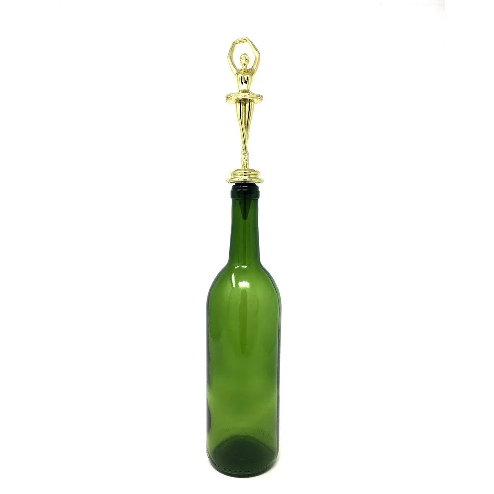 Handmade Bottle Stopper made from Repurposed Ballerina Trophy